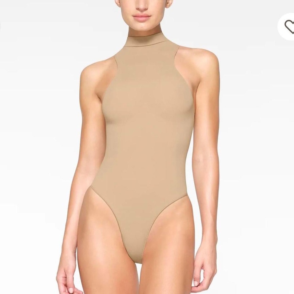 SKIMS Seamless Sculpt High Mock Neck Shapewear Bodysuit SMALL